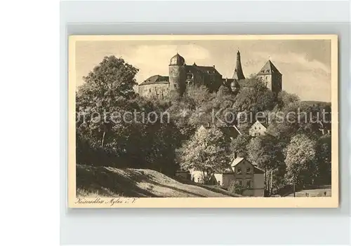 AK / Ansichtskarte Mylau Kaiserschloss Altdeutsche Schlossschaenke Kupfertiefdruck Kat. Mylau
