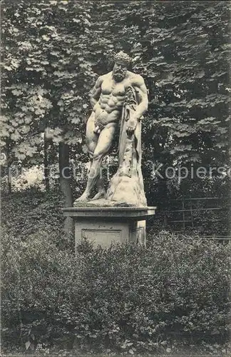 AK / Ansichtskarte Grosssedlitz Herkules Statue No 16 Koeniglicher Garten Kat. Heidenau