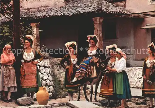 AK / Ansichtskarte Corfu Korfu Local costumes Trachten Kat. Griechenland