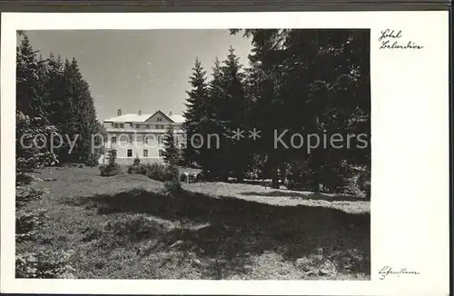 AK / Ansichtskarte Bayrisch Eisenstein Hotel Kat. Bayerisch Eisenstein