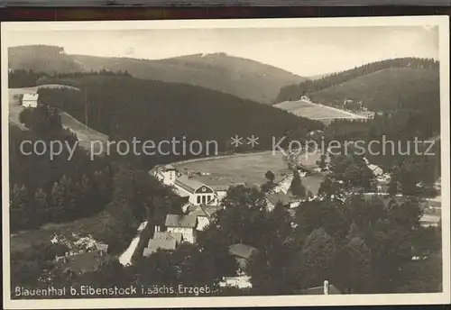 AK / Ansichtskarte Blauenthal Erzgebirge Panorama Bromsilber Kat. Eibenstock