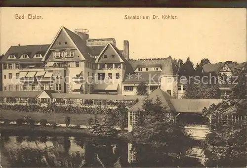 AK / Ansichtskarte Bad Elster Sanatorium Dr Koehler Kat. Bad Elster
