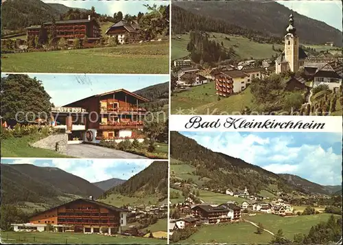 AK / Ansichtskarte Bad Kleinkirchheim Kaernten Ortsansicht mit Kirche Hotels Thermalhallenbad Kat. Bad Kleinkirchheim