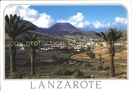 AK / Ansichtskarte Haria Panorama Palmen Kat. Lanzarote Kanarische Inseln