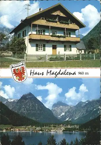 AK / Ansichtskarte Pertisau Achensee Pension Haus Magdalena Alpenpanorama Kat. Eben am Achensee