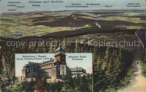 AK / Ansichtskarte Fichtelberg Oberwiesenthal Unterkunftshaus  Kat. Oberwiesenthal