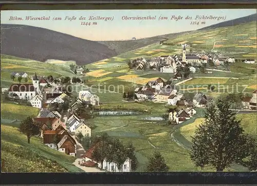 AK / Ansichtskarte Oberwiesenthal Erzgebirge Boehmisch Wiesenthal Keilberg Fichtelberg Kat. Oberwiesenthal
