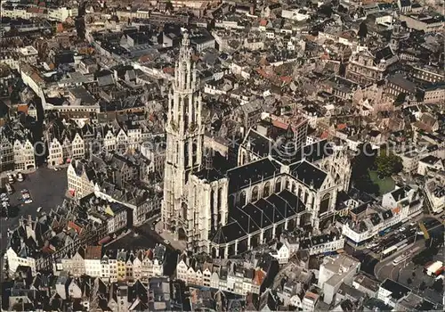 AK / Ansichtskarte Antwerpen Anvers Fliegeraufnahme mit Kathedrale Kat. 