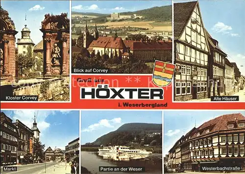 AK / Ansichtskarte Hoexter Weser Kloster Corvey Westerbachstrasse  Kat. Hoexter