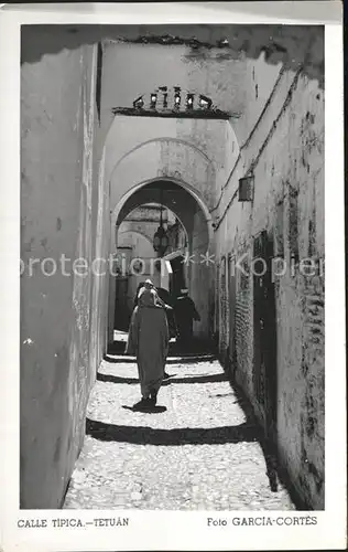 AK / Ansichtskarte Tetuan Calle Tipica Kat. Marokko