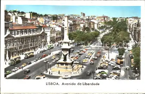 AK / Ansichtskarte Lisboa Avenida da Liberdade Kat. Portugal