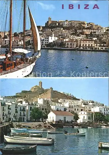 AK / Ansichtskarte Ibiza Islas Baleares Hafen und Panorama Kat. Ibiza