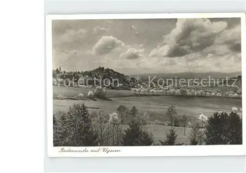 AK / Ansichtskarte Badenweiler mit Vogesen Kat. Badenweiler