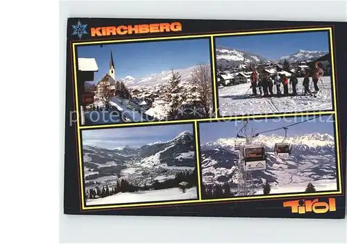 AK / Ansichtskarte Kirchberg Tirol Skigebiet Seilbahn Kat. Kirchberg in Tirol