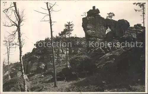 AK / Ansichtskarte Oybin Felsformation Zittauer Gebirge Kat. Kurort Oybin