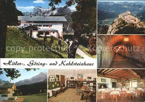 AK / Ansichtskarte Obersalzberg Hitler  Goehring und Kehlsteinhaus Kat. Berchtesgaden