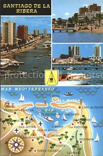 AK / Ansichtskarte Santiago de la Ribera Ansichten Hafen