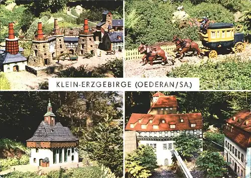 AK / Ansichtskarte Oederan Klein Erzgebirge Modellbau Kat. Oederan
