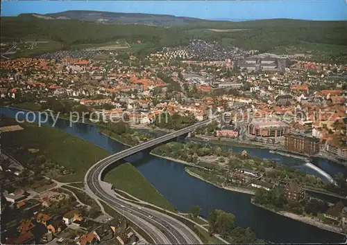 AK / Ansichtskarte Hameln Weser Fliegeraufnahme Kat. Hameln