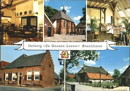 AK / Ansichtskarte Bronkhorst Herberg De Gouden Leeuw Restaurant Kirche