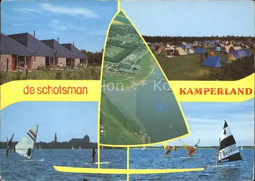 AK / Ansichtskarte Kamperland Recreatiecentrum De Schotsman Campingplatz Windsurfen Kat. Kamperland