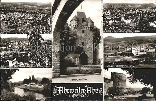 AK / Ansichtskarte Ahrweiler Ahr Stadttor Stadtmauer Kat. Bad Neuenahr Ahrweiler