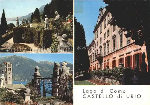 AK / Ansichtskarte Urio Castello di Urio Schloss Comersee