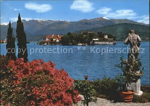 AK / Ansichtskarte Stresa Lago Maggiore Isola Bella Statue
