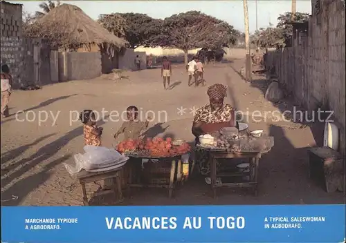 AK / Ansichtskarte Agborafo Marktstand