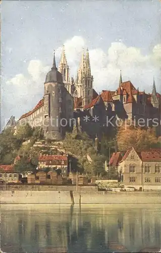 AK / Ansichtskarte Meissen Elbe Sachsen Albrechtsburg und Dom Kat. Meissen