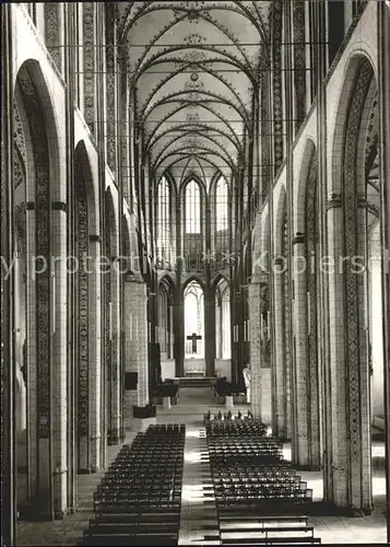 AK / Ansichtskarte Luebeck Mittelschiff Marienkirche Kat. Luebeck