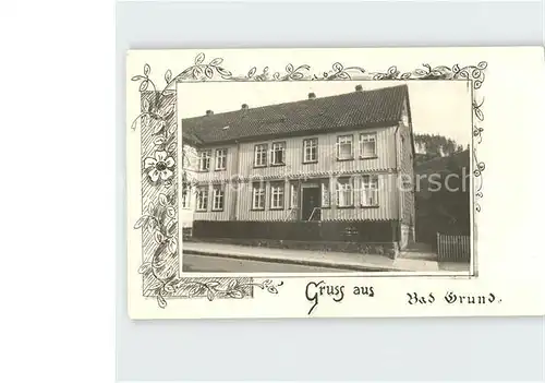 AK / Ansichtskarte Bad Grund Wohnhaus / Bad Grund (Harz) /Osterode Harz LKR