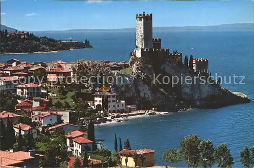 AK / Ansichtskarte Malcesine Lago di Garda Scaligero Schloss Kat. Malcesine