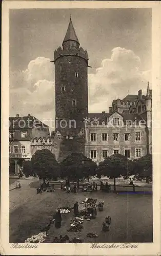 AK / Ansichtskarte Bautzen Wendischer Turm Serie Saechsische Heimatschutz Postkarten Kat. Bautzen