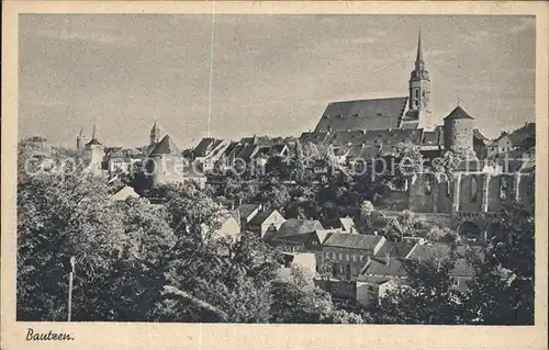 AK / Ansichtskarte Bautzen Altstadt Nicolaikirche Ruine Kupfertiefdruck Silesa Karte Nr 6184 Kat. Bautzen