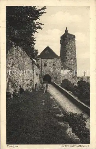 AK / Ansichtskarte Bautzen Muehltor Turm Stadtmauer Serie Saechsische Heimatschutz Postkarten Kat. Bautzen