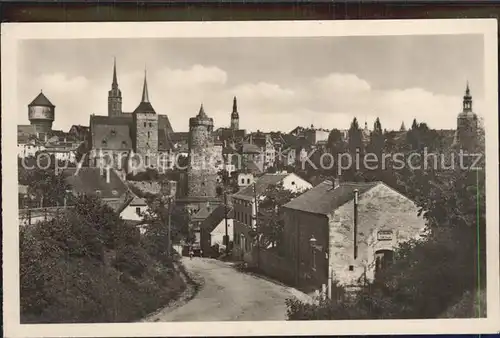 AK / Ansichtskarte Bautzen Scharfenweg Altstadt Turm Kirche Kat. Bautzen