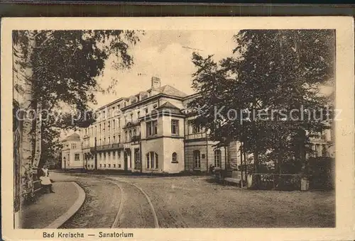 AK / Ansichtskarte Bad Kreischa Sanatorium