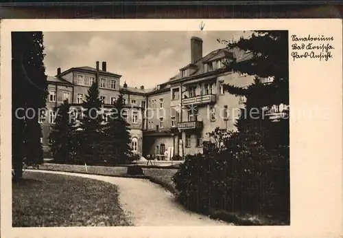 AK / Ansichtskarte Bad Kreischa Sanatorium Park