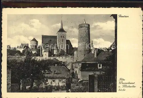 AK / Ansichtskarte Bautzen Alte Wasserkunst Michaeliskirche Altstadt Kat. Bautzen