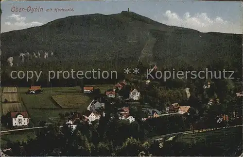 AK / Ansichtskarte Ober Oybin Panorama mit Hochwald