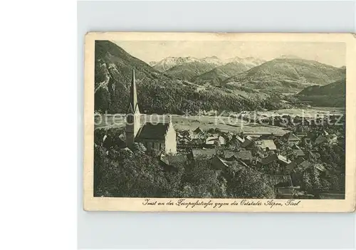 AK / Ansichtskarte Imst Tirol mit oetztaler Alpen Kat. Imst