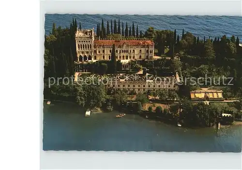 AK / Ansichtskarte Lago di Garda Ile Garda Fliegeraufnahme Kat. Italien