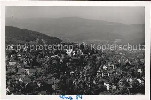 AK / Ansichtskarte Wernigerode Harz Totale mit Hotel Lindenberg Kat. Wernigerode