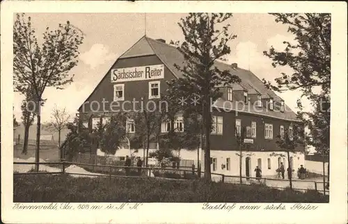 AK / Ansichtskarte Zinnwald Georgenfeld Gasthof zum Saechsischen Reiter Kat. Altenberg