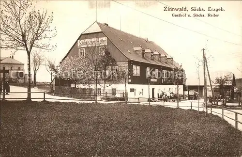 AK / Ansichtskarte Zinnwald Georgenfeld Gasthof zum Saechsischen Reiter Kat. Altenberg