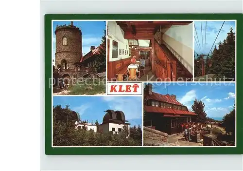 AK / Ansichtskarte Klet Stadtbilder mit Turm
