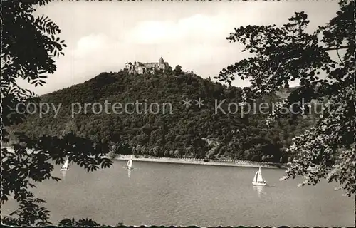 AK / Ansichtskarte Edersee mit Schloss Waldeck Kat. Edertal
