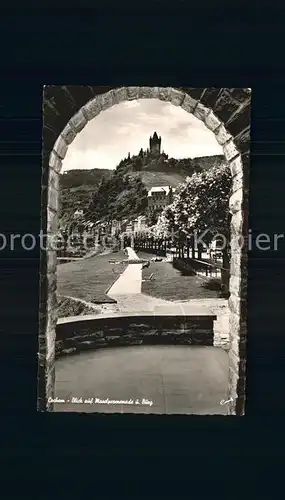 AK / Ansichtskarte Cochem Mosel Torbogen Moselpromenade Reichsburg Kat. Cochem