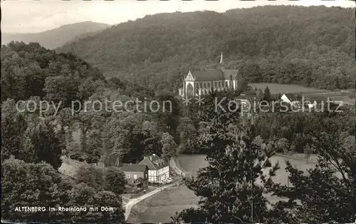 AK / Ansichtskarte Altenberg Rheinland Teilansicht mit Dom Kat. Odenthal